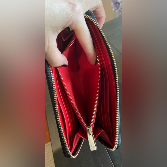 🖤❤️ EUC Christian Louboutin Panettone Wallet ❤️🖤 - Picture 2 of 10